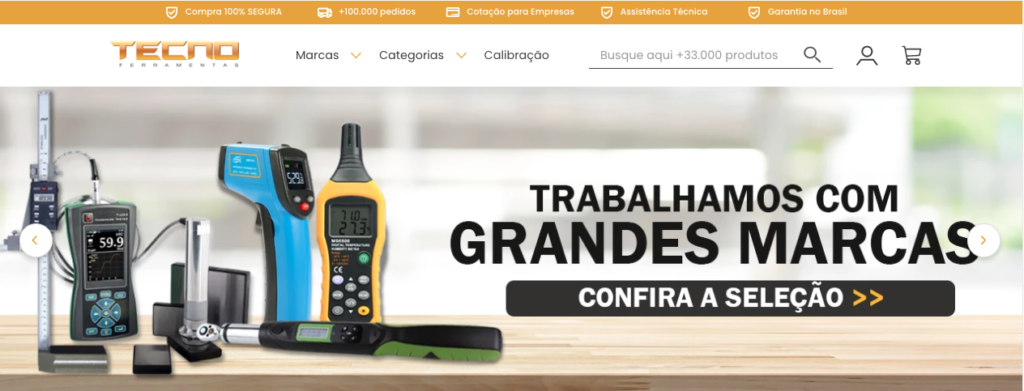 Imagem do Site da Tecnoferramentas