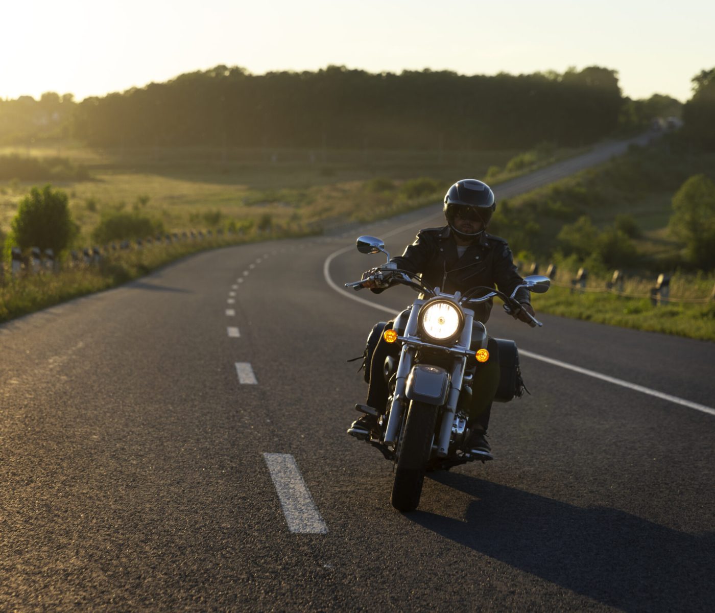 Moto na estrada